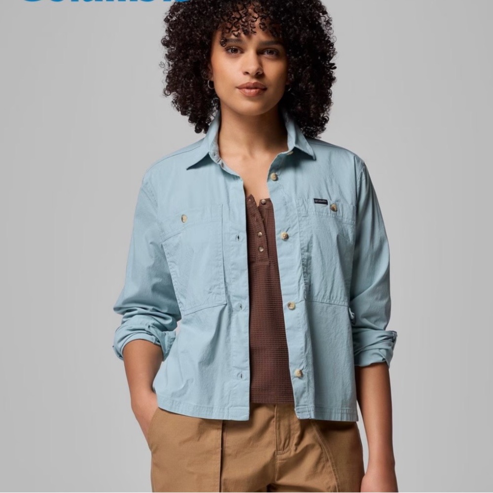Columbia brea falls woven long sleeve shirt